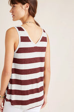 Striped V Neck Tank Top