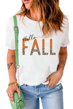 Love Fall Y'all Pumkin Leopard T Shirt