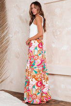 Floral Print Wide Leg Pants