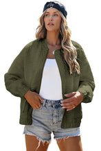 Jungle Green Floral Quilted Jacket