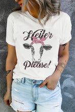 Heifer Please Cute Graphic Print T Shirt