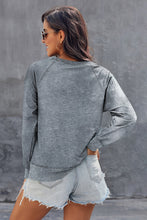 Crew Neck Long Sleeve Sweatshirt