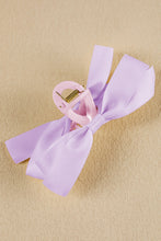 Orchid Petal Bow Decor Large Hair Claw Clip