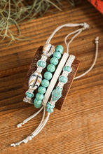 Light Blue Western Turquoise Shell Multi Layered Bracelet Set