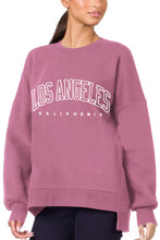 Valerian LOS ANGELES CALIFORNIA Graphic Drop Shoulder Sweatshirt