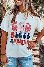 White God Bless America Graphic Tee