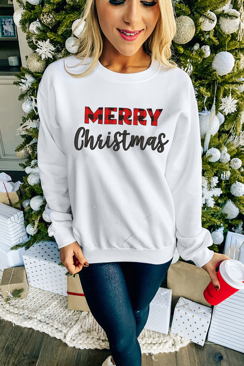 MERRY and BRIGHT Leopard Print Pullover Sweatshirt