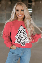 MERRY and BRIGHT Leopard Print Pullover Sweatshirt