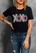 Camiseta con estampado de letras Hello Valentine