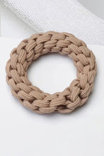 Camel 5 Piece Thick Braided Hair Tie Set