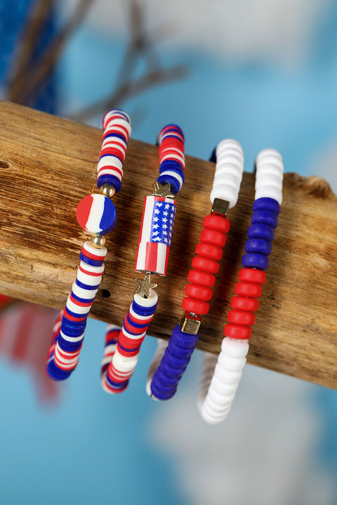 Multicolor LOVE American Flag Pattern Headband