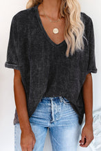 High Low Cuffed Tee