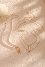 White Beach Seashell Multi Layered Pendant Necklace