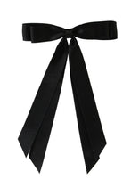 Black Double Bow Knot Alligator Hair Clip