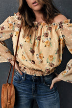 Bell Sleeves Floral Crop Top