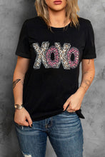 Camiseta con estampado de letras Hello Valentine