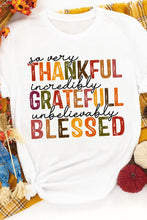 White Thanksgiving Slogan Print Crew Neck T Shirt