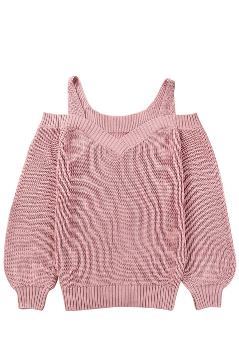 Dew Shoulder Juliette Knitted Sweater