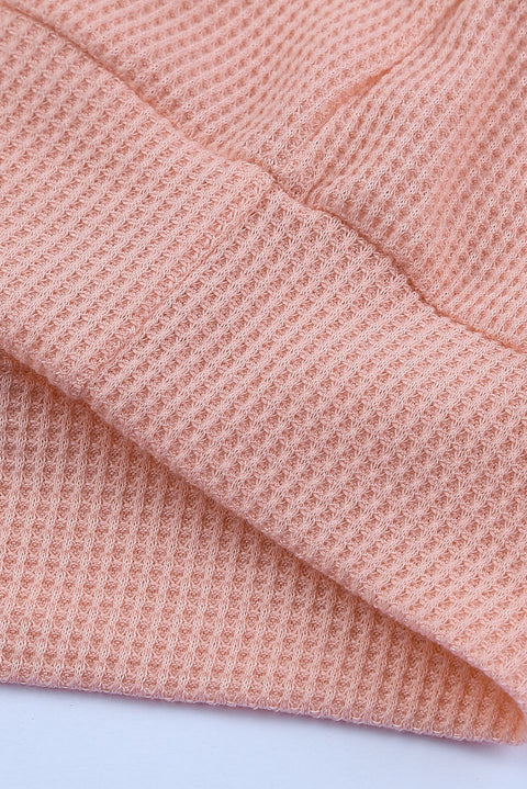 Detail Waffle Knit Top