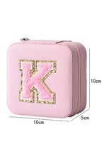 Pink Initial K Jewelry Organizer Box