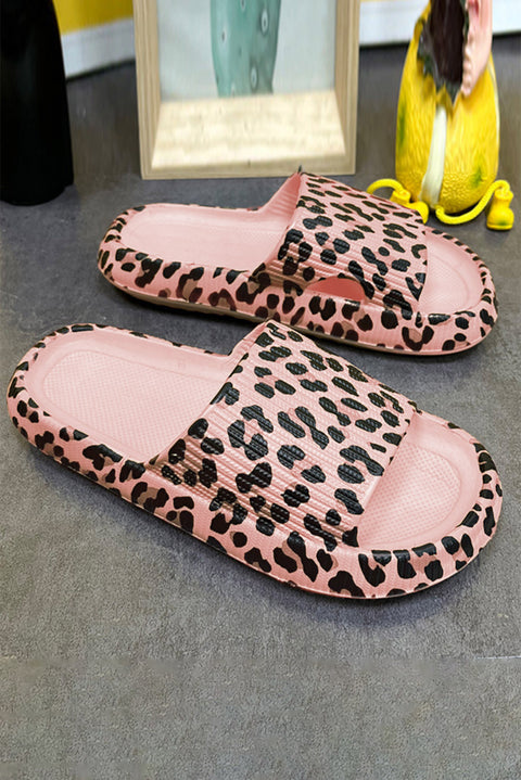 Pantuflas sin cordones con suela gruesa estampada