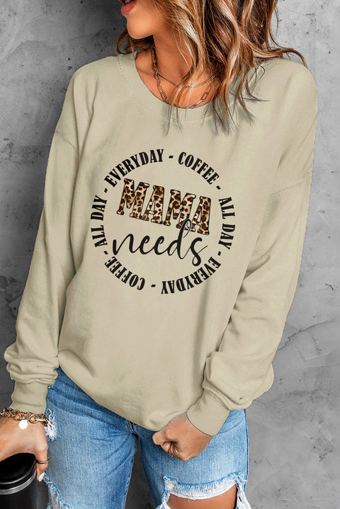 Heart Shaped Embroidered Pullover Sweatshirt