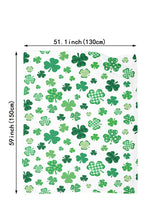 White St. Patrick Clover Print Nap Blanket 130*150cm