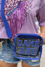 Dark Blue GAME DAY Rugby Football Clear Shoulder Bag