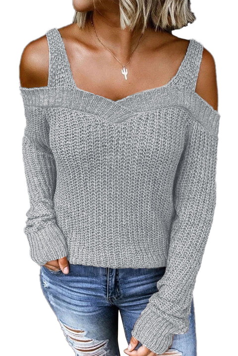 Dew Shoulder Juliette Knitted Sweater