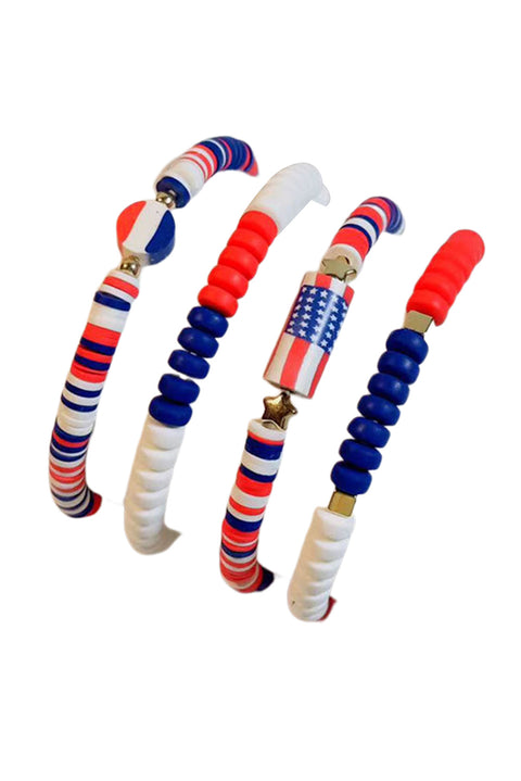 Multicolor LOVE American Flag Pattern Headband