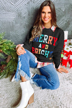 Bright White Merry And Bright Cable Knit Pullover Sweatshirt