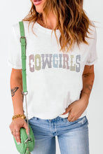 White Rhinestone Cowgirls Graphic Tee