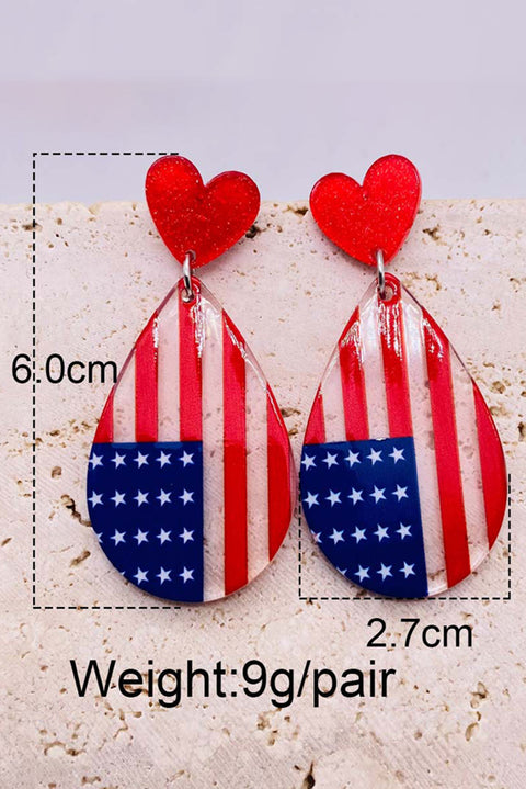 Multicolor LOVE American Flag Pattern Headband