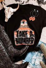 TAKE A NUMBER Graphic Crew Neck Tee