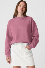 Valerian Plain Drop Shoulder Crewneck Pullover Sweatshirt