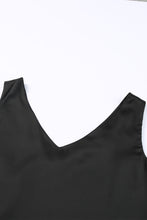 Camiseta sin mangas holgada con cuello en V profundo 