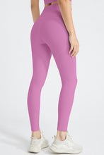 Phalaenopsis Exposed Seam Textured Cross Waist Gym Leggings