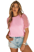 Tulle Puff Sleeve Top