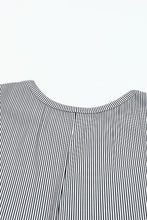 Ribbed Knit Round Neck Relaxed Tee