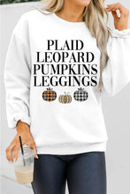 Beige Thanksgiving Pumpkin Slogan Print Crewneck Sweatshirt