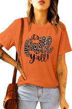 Its Fall Yall Animal Print Casual T Shirt