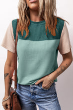 Skobeloff Rib Textured Colorblock T Shirt