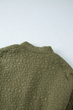 Jungle Green Floral Quilted Jacket