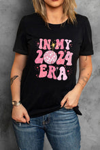 Black IN MY 2024 ERA New Year Graphic T-shirt