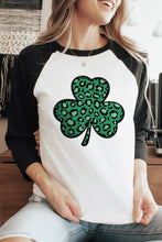 Christmas Tree Snowflakes Graphic Raglan Top