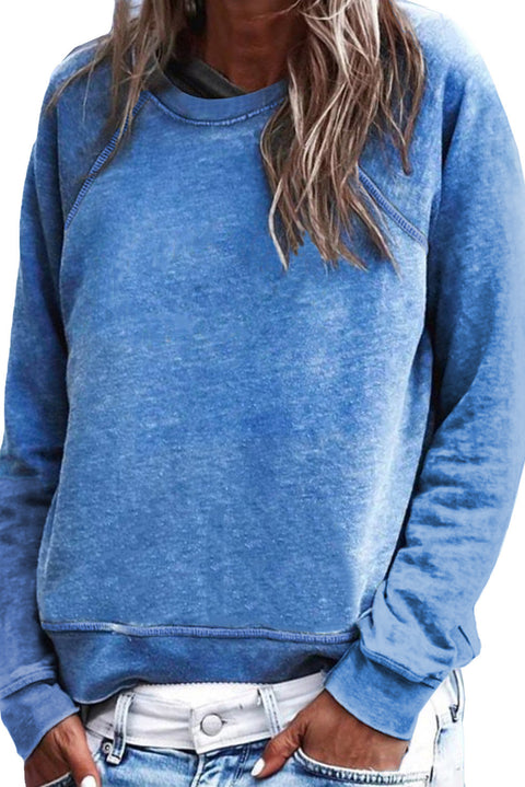 Crew Neck Long Sleeve Sweatshirt