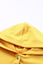 Batwing Sleeve Pocketed Henley Hoodie