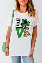 Camiseta con estampado de letras Hello Valentine