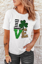 Camiseta con estampado de letras Hello Valentine