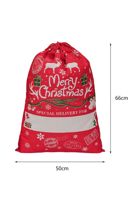 Christmas Drawstring Large Gift Bag 50*66cm